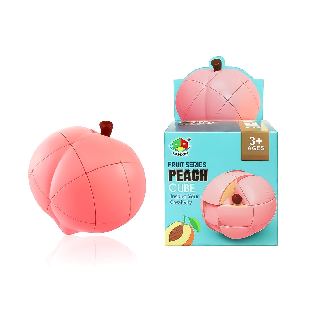 Rubik Trái Cây - Rubik 3x3 Hình Quả Đào FanXin Peach siêu biến thể