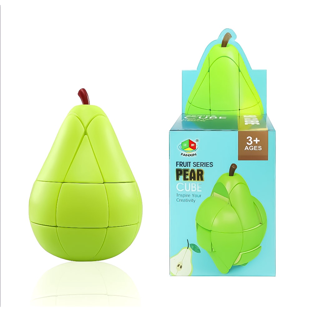 Rubik quả lê Fanxin Pear Cube 3x3 Rubik hoa quả loại đẹp