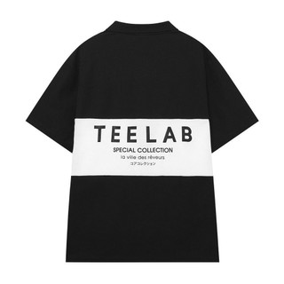 Áo polo teelab line đen trắng phù hợp cho nam nữ