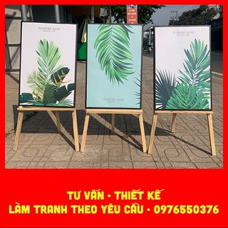 ✴️ VIDEO + HÌNH THẬT ✴️ TRANH CANVAS - 25 MẪU TRANH LÁ CÂY, TRANH LÁ NHIỆT ĐỚI DECOR, TRANH DECOR