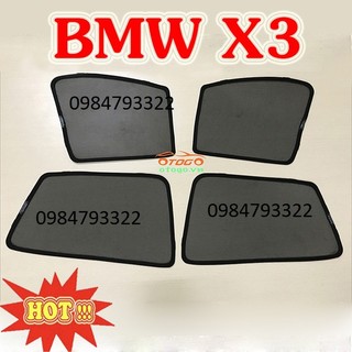 Rèm che nắng xe bmw x3 2003-2023 loại 1, dễ dàng lắp đặt, vừa khít 100% bảo hành 24 tháng