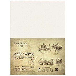 Xấp giấy vẽ a3 takeyo 20 tờ 8735