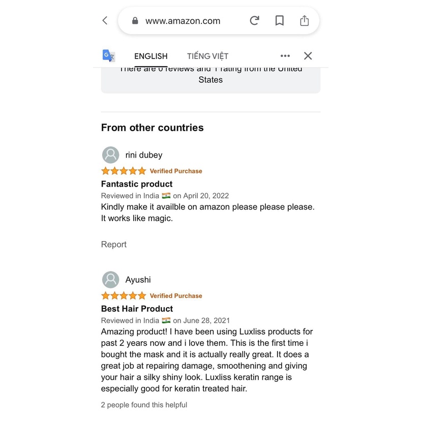 Phục hồi và tái tạo tóc hư tổn Keratin Luxliss Smoothing Treatment 1000ml