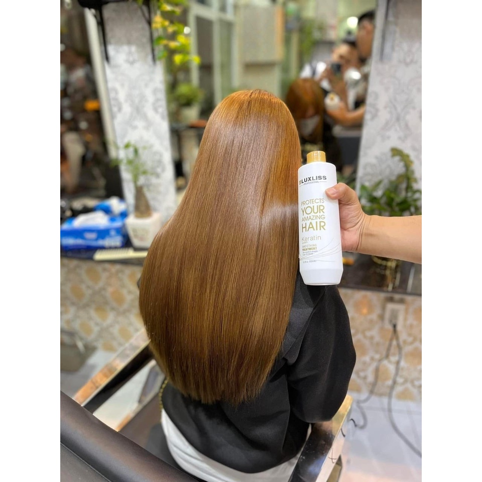 Phục hồi và tái tạo tóc hư tổn Keratin Luxliss Smoothing Treatment 1000ml