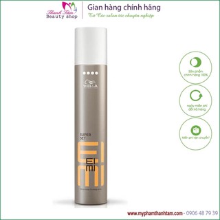 Keo xịt hoàn thiện định hình tóc wella eimi super set 300ml