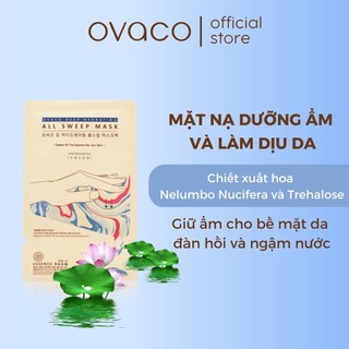 Mặt nạ dưỡng ẩm và làm dịu da all sweep mask ovaco deep hydrating 25ml