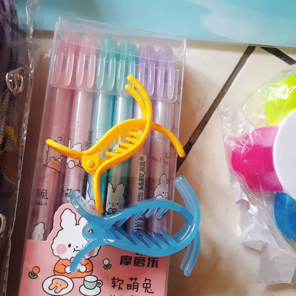 Kẹp tóc, kẹp càng cua loại xịn 3 răng 5 răng nhám và bóng