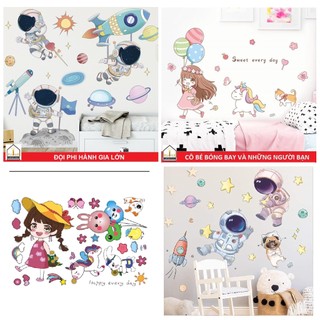 Decal dán tường - decal trang trí phòng mẫu mới