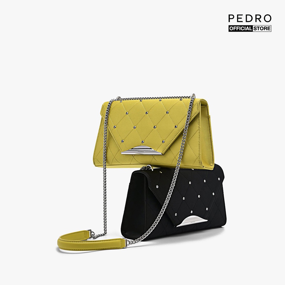PEDRO - Túi đeo chéo nữ phom hình thang đính đinh tán PW2-76390096-1-01