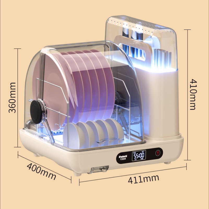 Máy sấy bát đũa, Máy khử khuẩn bát đũa tiệt trùng bình sữa cho bé bằng tia UV - Bảo hành 12 tháng