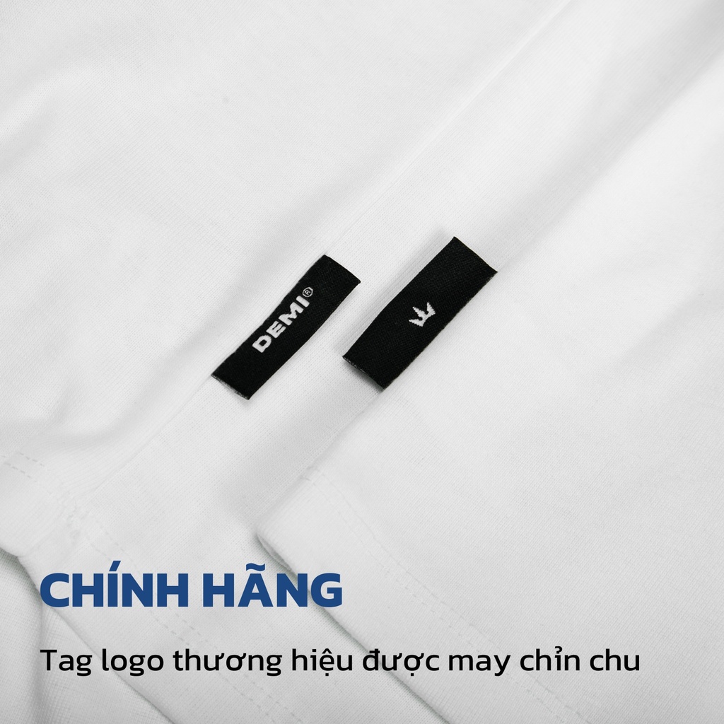 Áo thun baby tee trắng in hình giá rẻ DEMI nhiều size tay ngắn form vừa | DE-T48