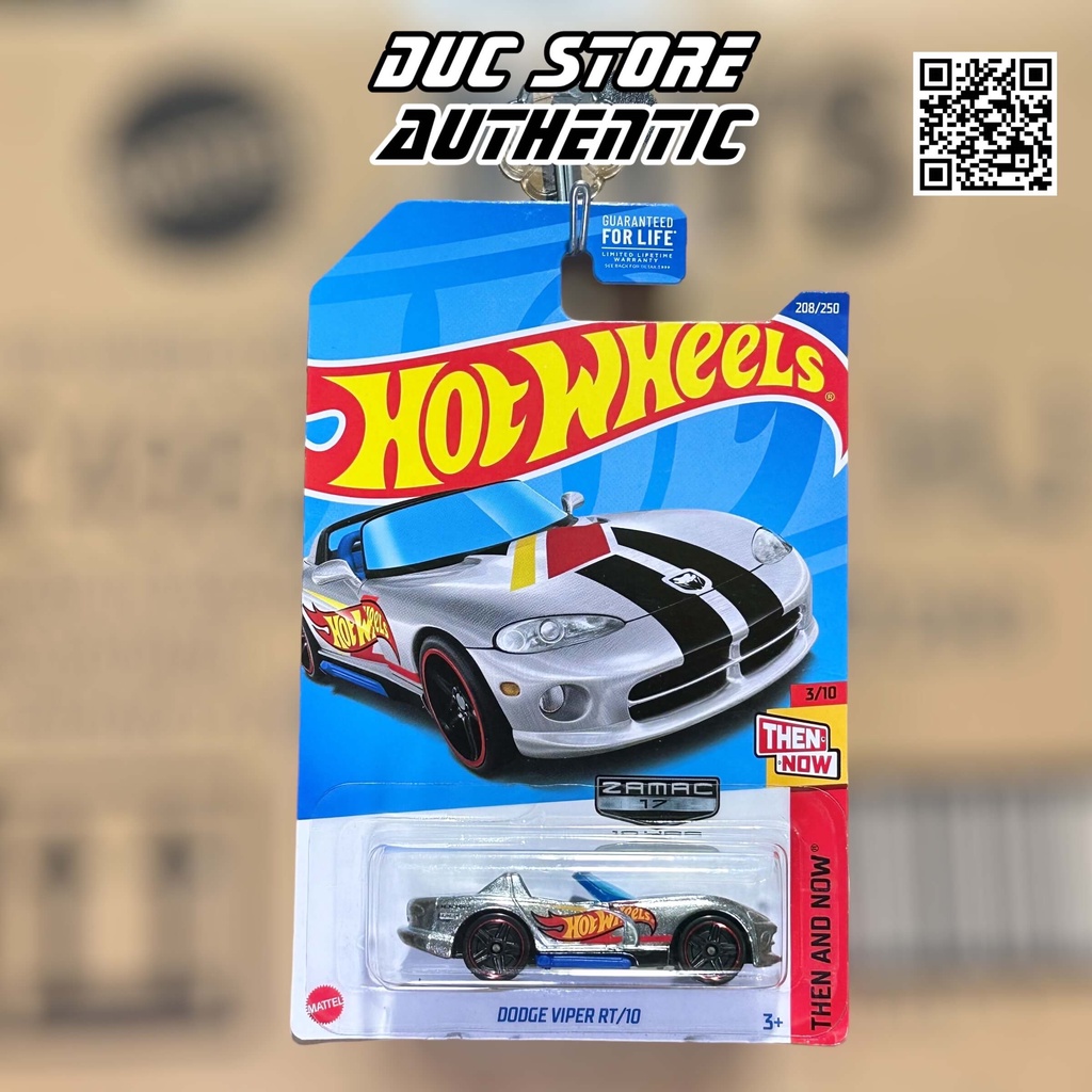 ducstore.vn Xe mô hình HCY40 Hot Wheels Dodge Viper RT_10 - Walmart Exclusive - ZAMAC