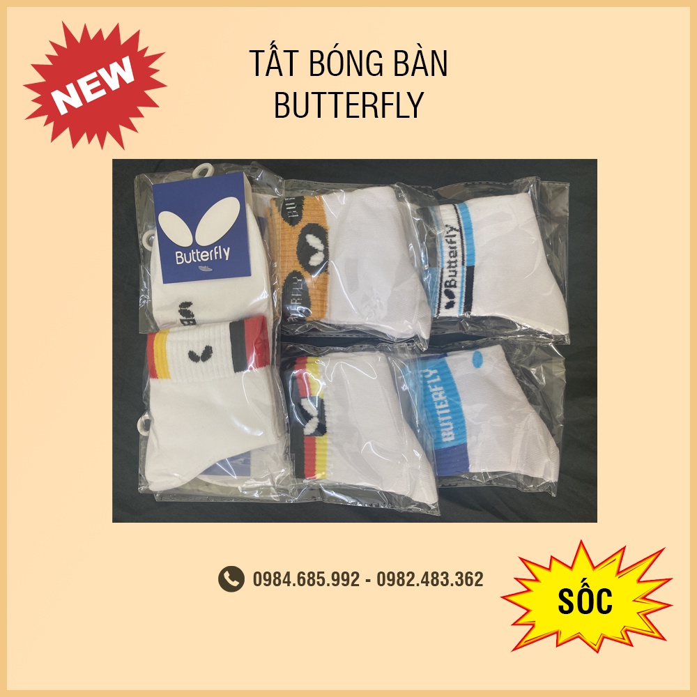 Tất bóng bàn, vớ bóng bàn, tất thể thao cao cấp thấm hút mồ hôi co giãn