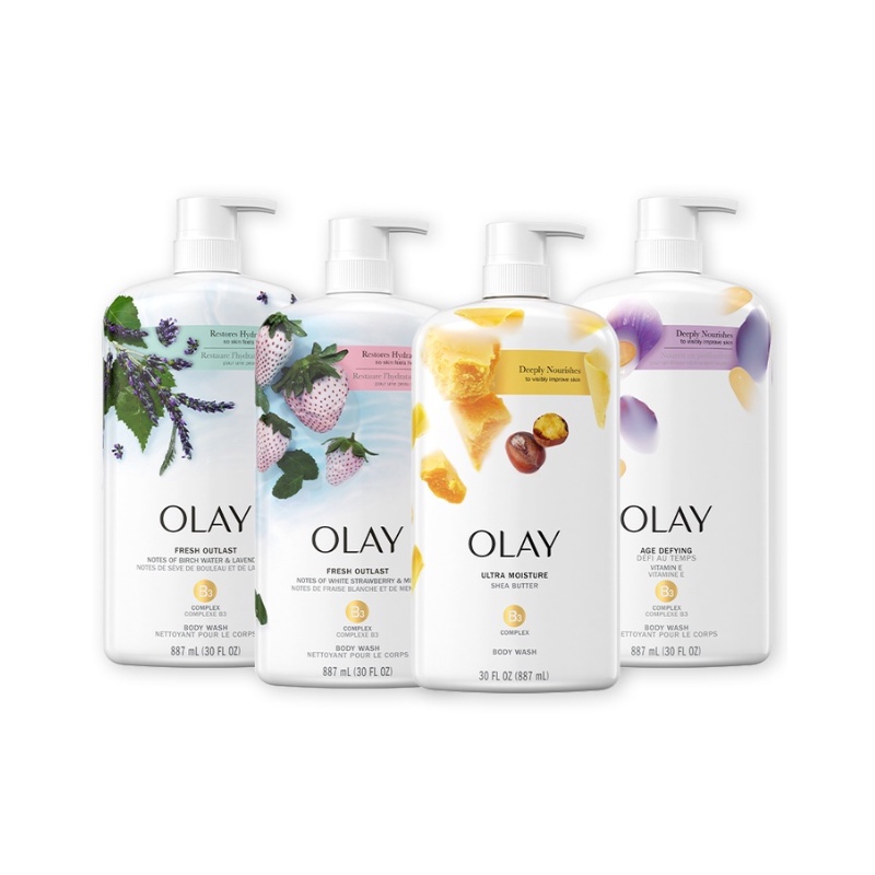 Sữa tắm Olay Body wash nhiều mùi hương 887ml