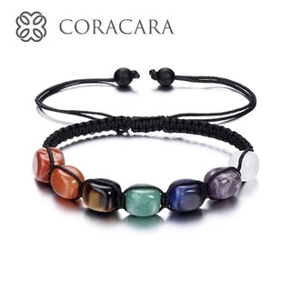 Vòng tay 7 viên đá cân bằng Luân Xa Chakra - 7 Chakras balancing bracelet