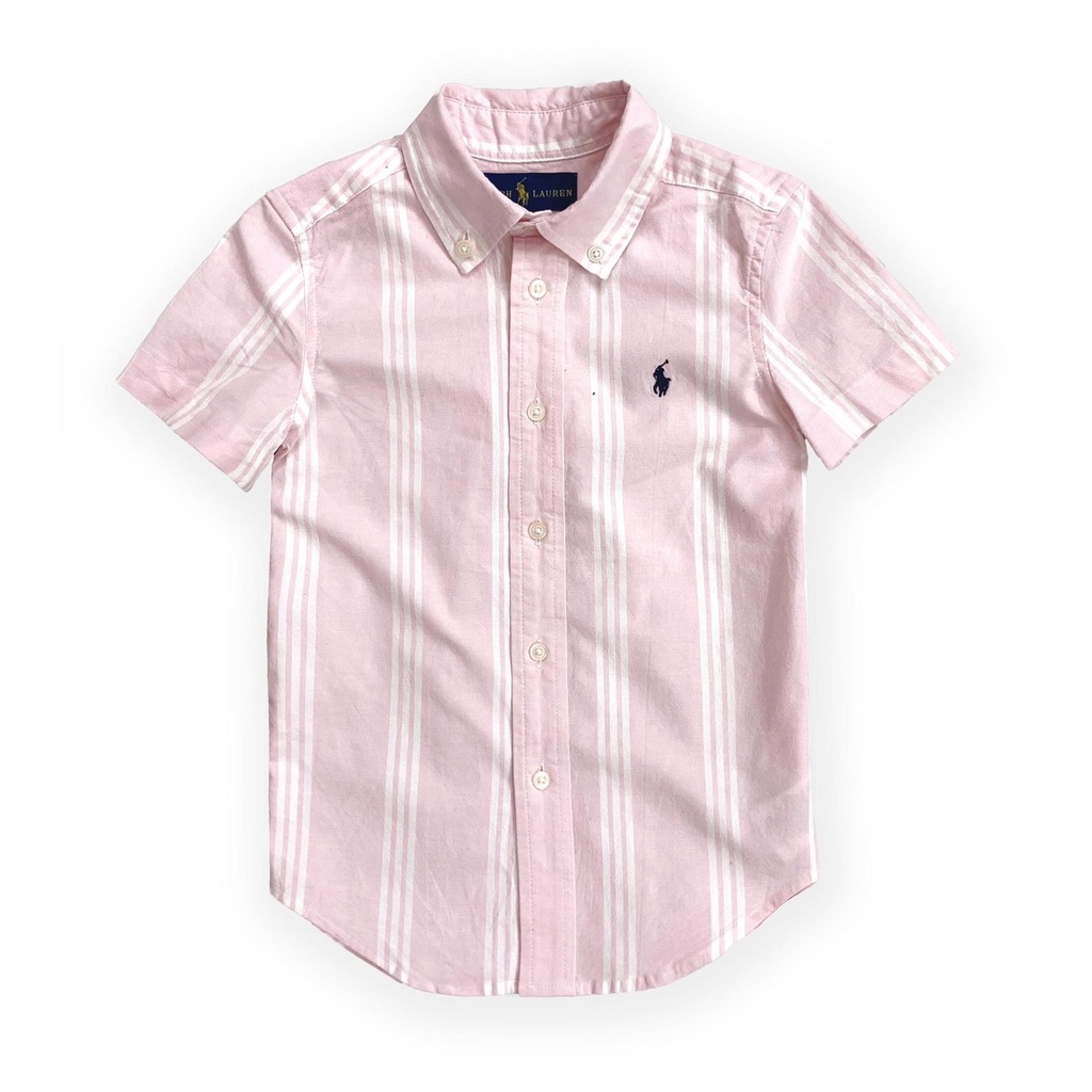 Sơ mi bé trai đẹp xuất sắc hàng VNXK sọc hồng