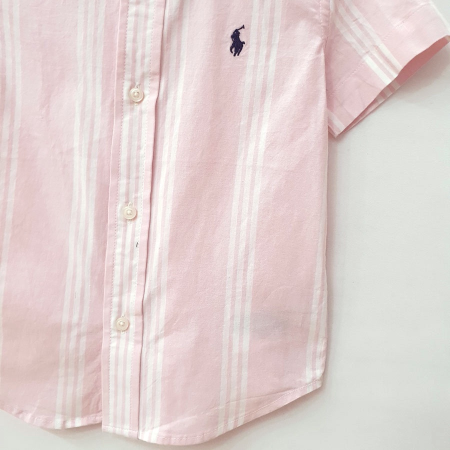 Sơ mi bé trai đẹp xuất sắc hàng VNXK sọc hồng