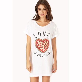 [50kg-73kg] Đầm suông phom rộng ngắn vải rất đẹp hiệu Forever 21 hàng VNXK màu trắng
