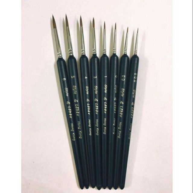 Bút tỉa béo đi nét, ke nét dùng vẽ chi tiết màu Acrylic, màu nước, Gouache dễ sử dụng
