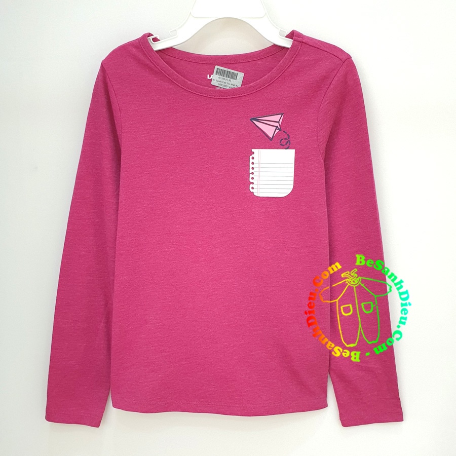 Áo tay dài thun cotton mịn mượt hàng xuất xịn màu tím sen