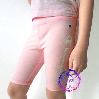 Quần legging lửng siêu đẹp hàng xuất xịn cho bé gái màu hồng phấn