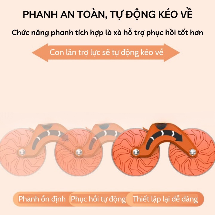 Con Lăn Khuỷu Tay Tập Squat Cơ Bụng FITGym Pro Tặng Đệm Quỳ - Home and Garden