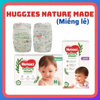 Tã/ bỉm quần, dán huggies platinum nature made size nb60/s82/m58/l44/xl38/xxl26 cho bé