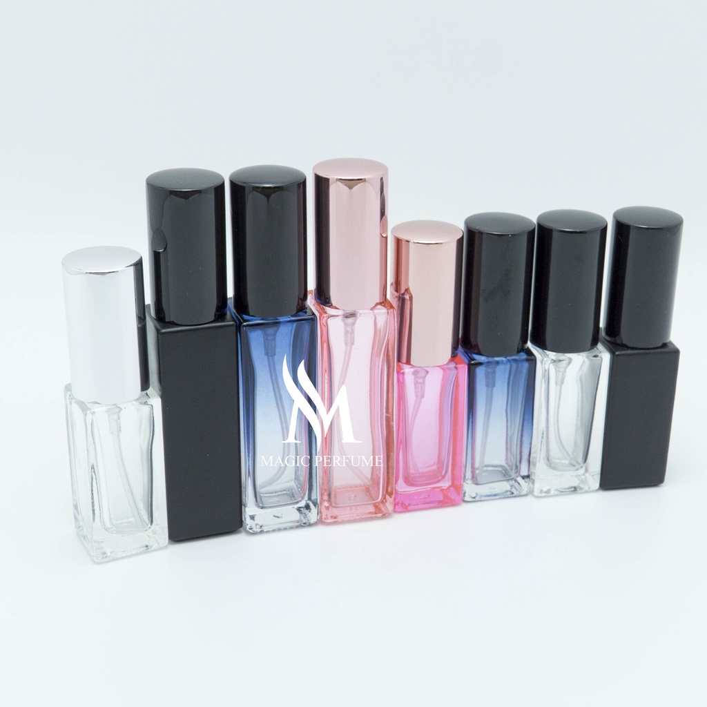 Chai lọ chiết nước hoa mỹ phẩm thủy tinh dung tích  5ml và 8ml dạng xịt phun sương