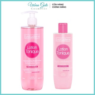 Nước cân bằng da evoluderm lotion tonique toning lotion sensitive skin 250ml / 500ml - nước hoa hồng evoluderm