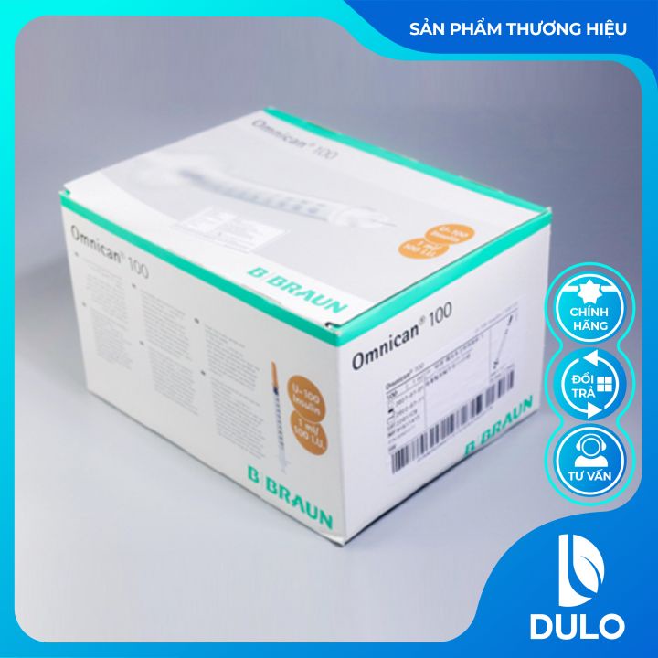 Bơm tiểu đường Bbraun 1ml/100 I.U