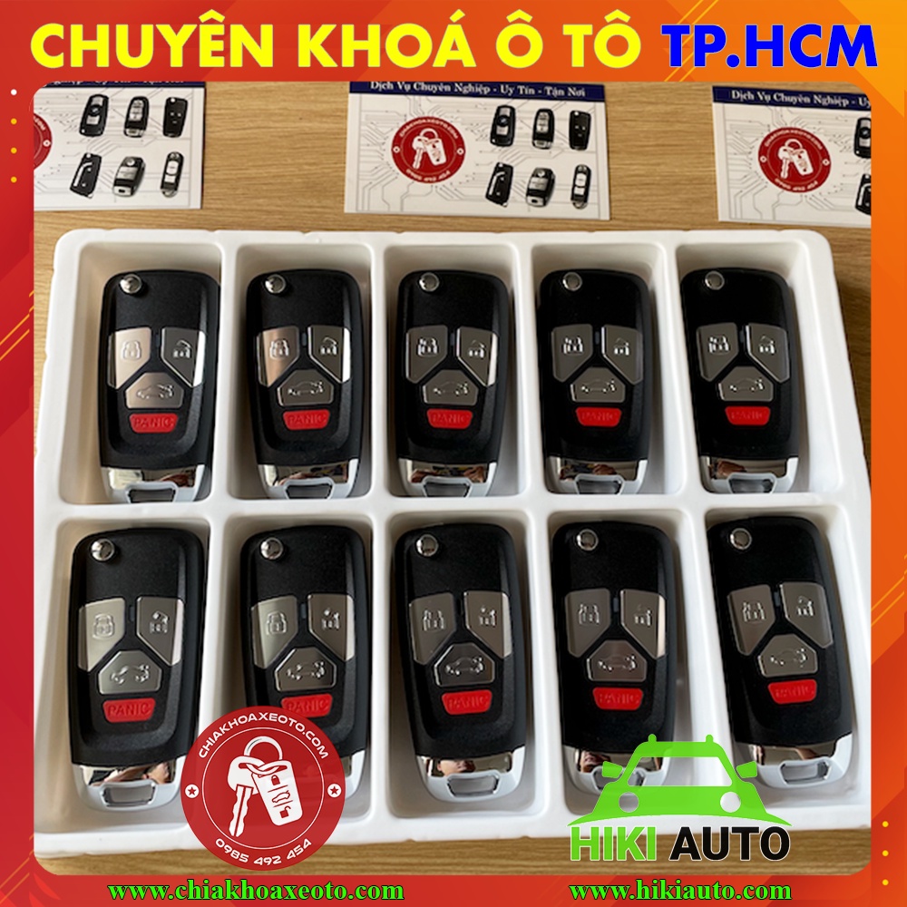 Chìa khoá gập Toyota Vios 2006-2023, Chìa khoá gập tiện lợi và sang trọng đầy đủ tính năng như chìa zin