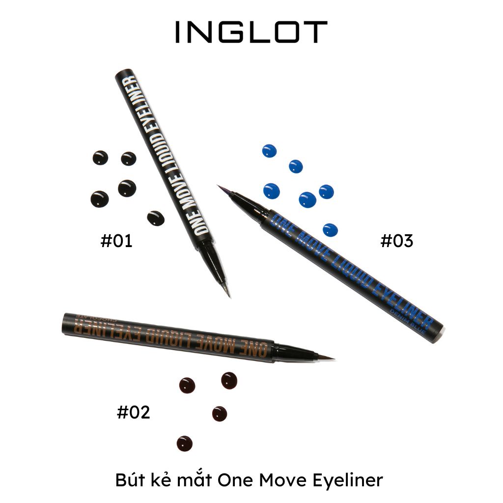 Bút kẻ mắt nước không lem dễ kẻ One Move Eyeliner Inglot