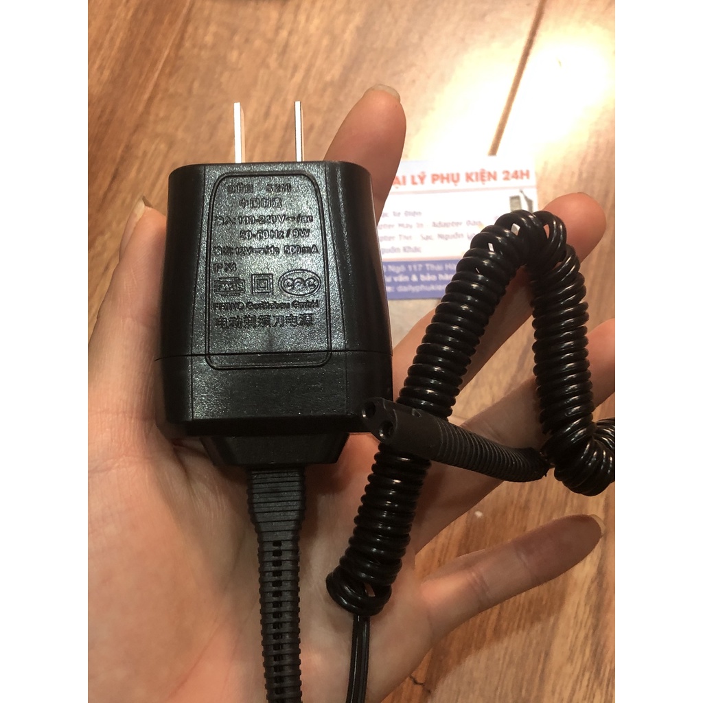 bộ SẠC MÁY CẠO RÂU BRAUN 12V 500MA CHÍNH HÃNG
