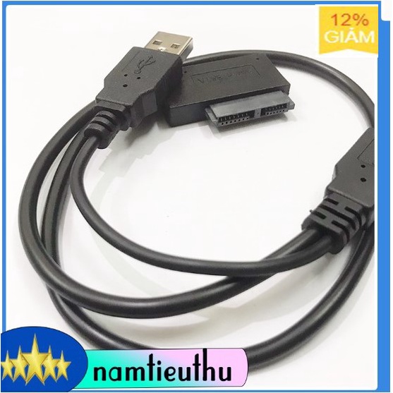 Cáp kết nối DVD Laptop sang USB | cáp chuyển ổ đĩa dvd laptop ra cổng usb HDT