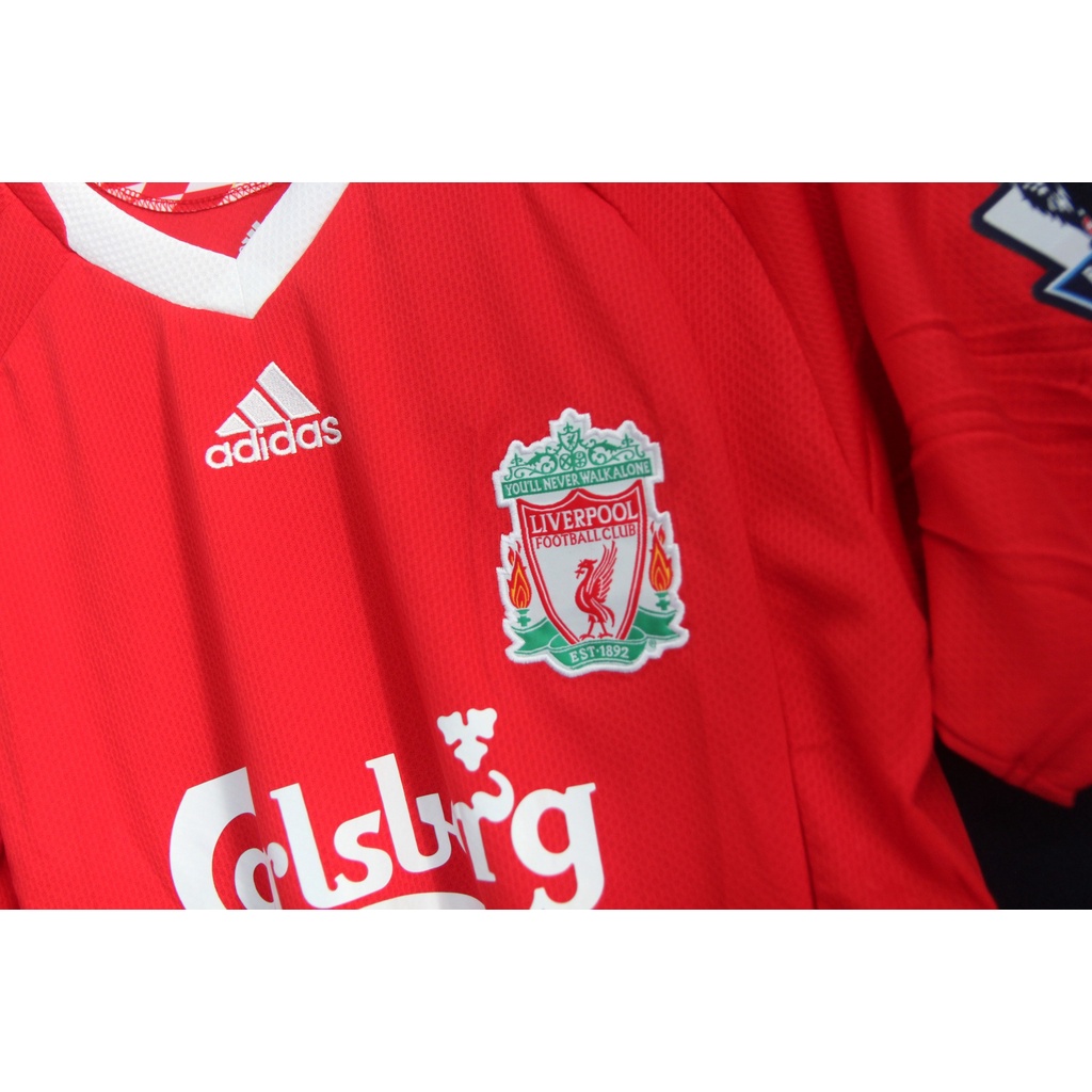 Bộ áo đấu Liverpool 2008 classic -  màu đỏ huyền thoại