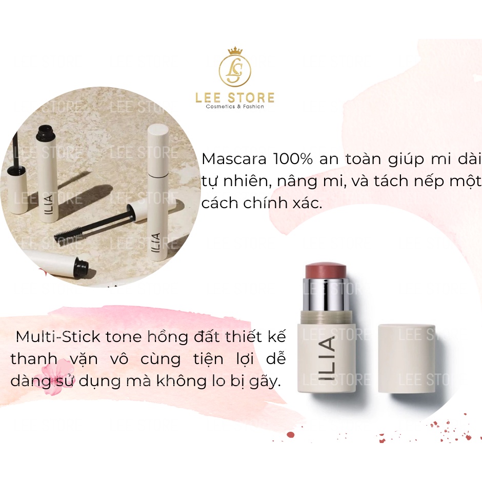 Set trang điểm ILIA mini gồm mascara và má hồng birthday Sephora 2023