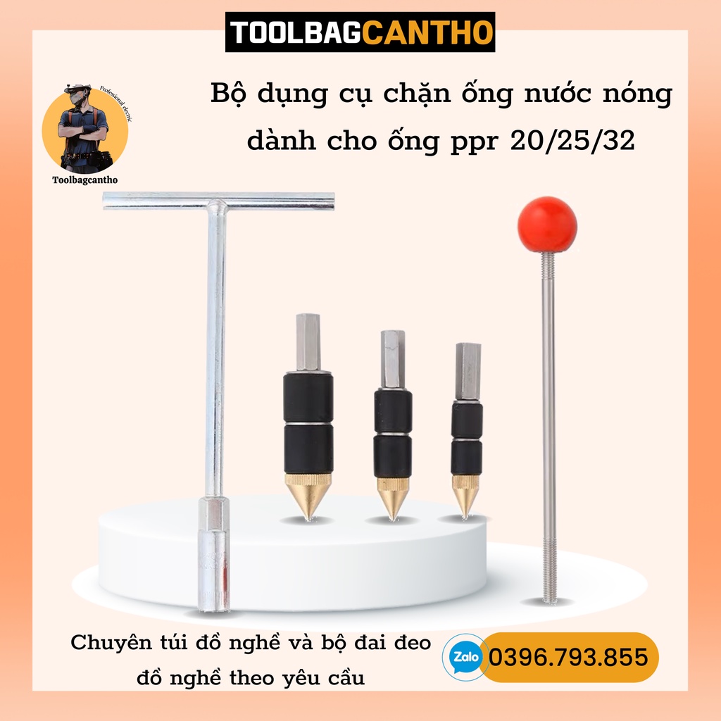 Bộ dụng cụ chặn ống nước nóng dành cho ống ppr 20/25/32