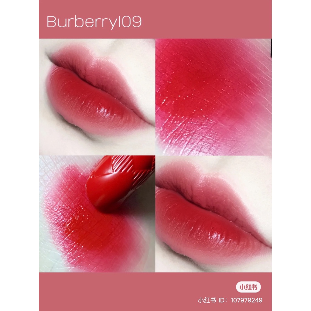 Son Burberry Kisses màu 109 Military Red Batch code 9231 ngày sản xuất 19/8/2019 - Bebeau