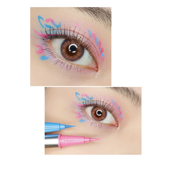 KALLIE STARR Bút Kẻ Mắt Nhiều Màu Không Lem Không Trôi Phù Hợp Với Mọi Phong Cách