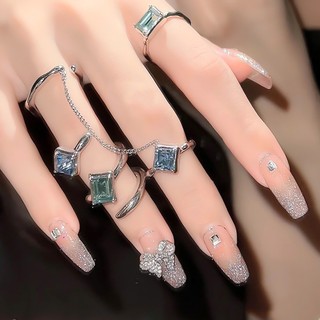 (ảnh thật) Cặp Charm Đá Cao Cấp Đính Móng 5F