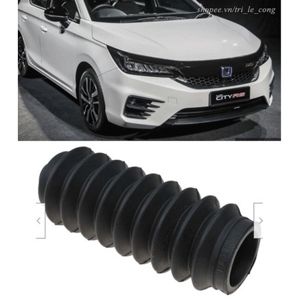 City Bộ 2 cao su Chụp bụi thước lái trước xe hơi ô tô Honda bảo vệ hệ thống treo chống bùn đất nước bẩn