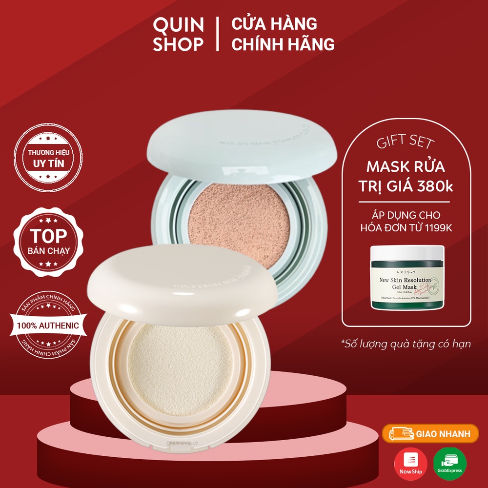 Phấn Nước Kiềm Dầu, Chống Nắng Innisfree No-Sebum Powder Cushion SPF29 PA++, Sun Cushion SPF50+ PA++++