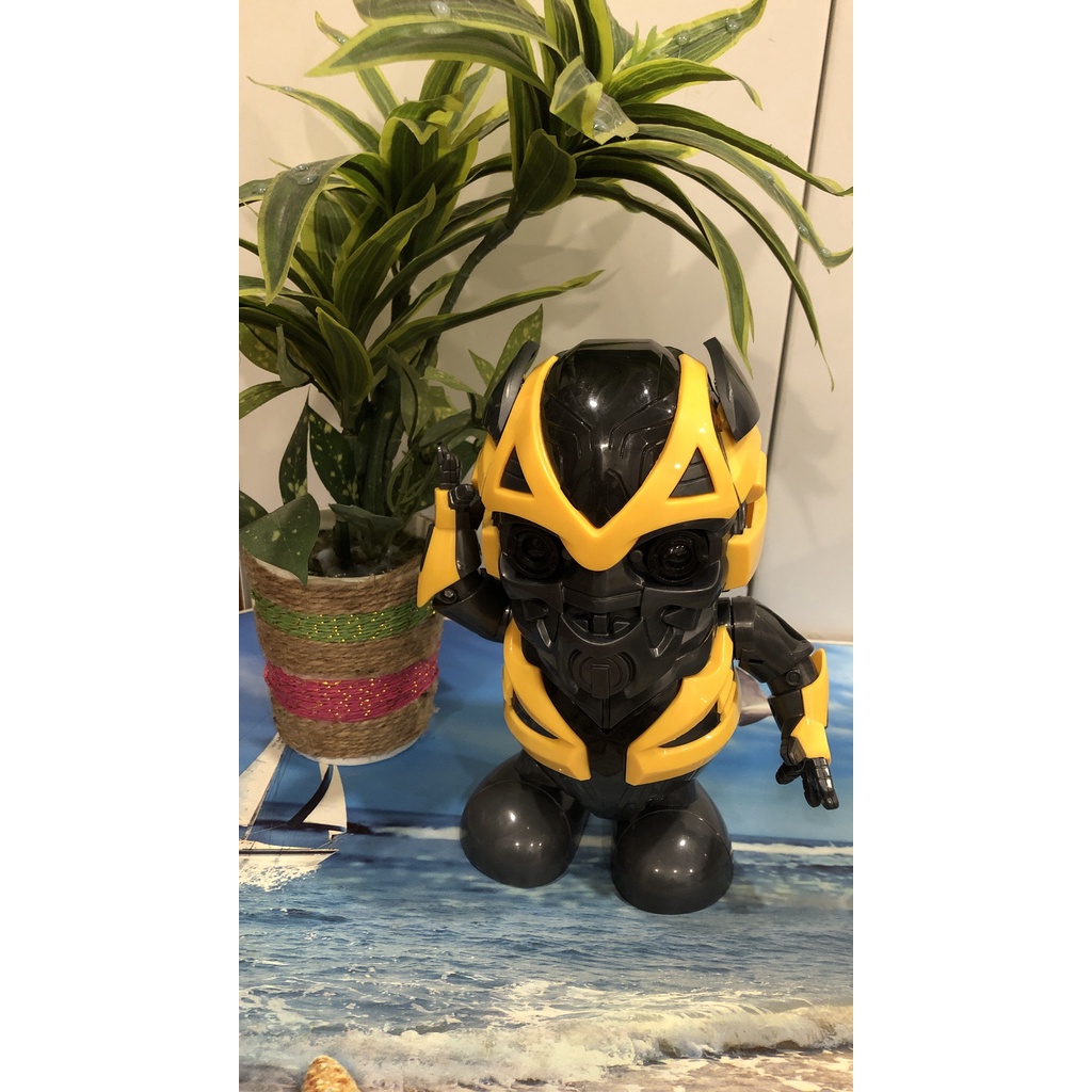 Đồ chơi Robot người sắt Iron man, người nhện, Hulk nhảy múa vui nhộn