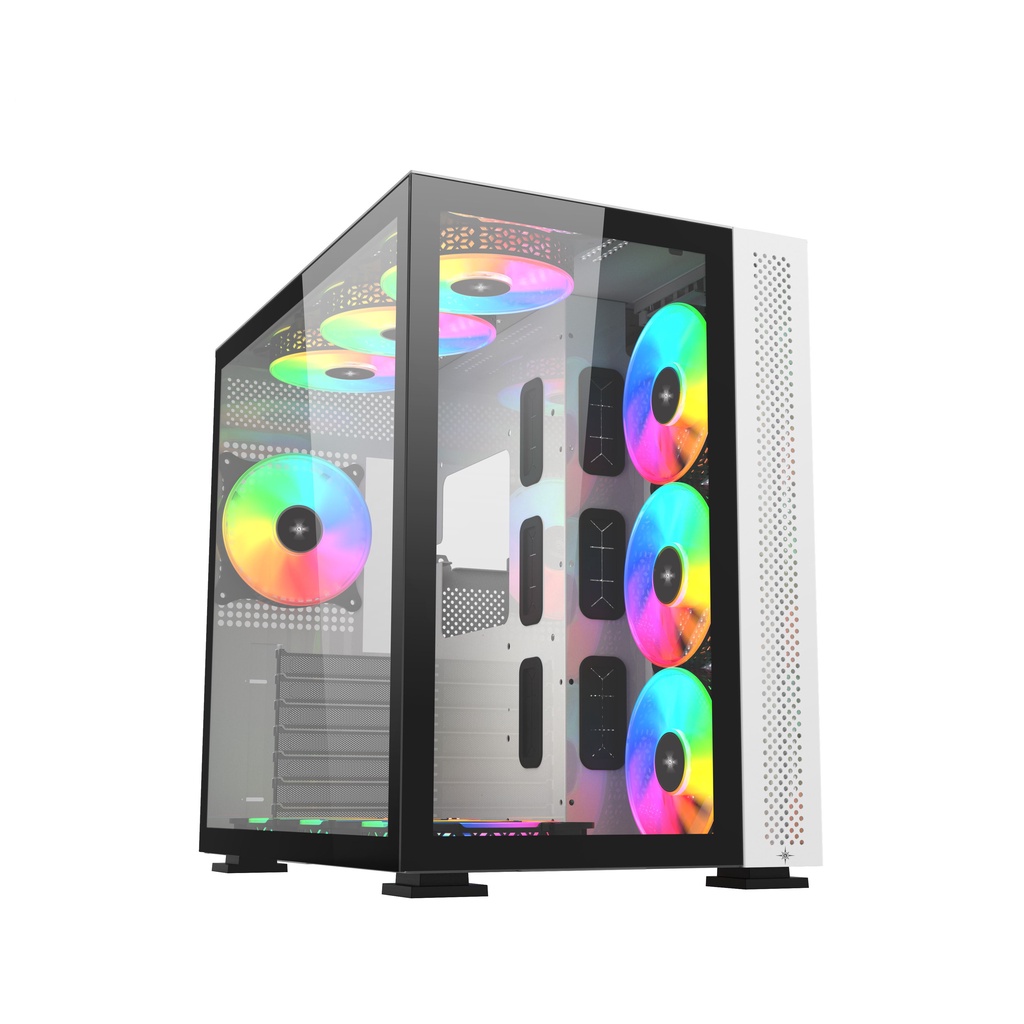 Vỏ case máy tính Kenoo Luxe V1 Trắng