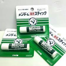 Set 2 thỏi son dưỡng môi Omi Menturm chống môi khô nứt nẻ nội địa Nhật