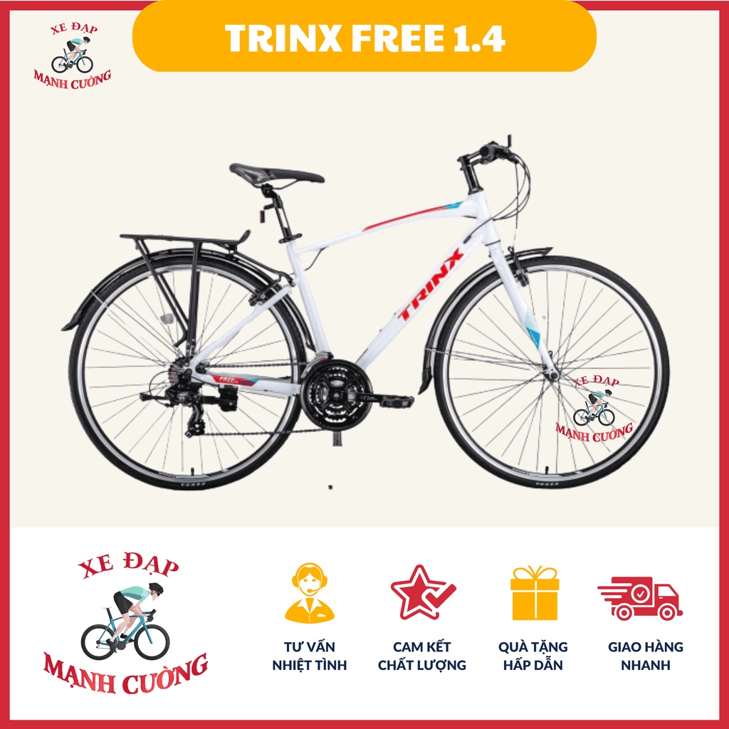 Xe Đạp Trinx Free 1.4 MẪU MỚI Hàng Xuất Italia Chất Lượng Cao Dạo Phố Thể Dục Tiện Lợi Phù Hợp Với Mọi Lứa Tuổi.