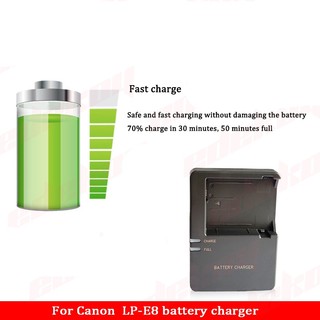 Bộ sạc Pin Canon LP-E8 máy ảnh Canon EOS 550D EOS600D EOS650D EOS700D