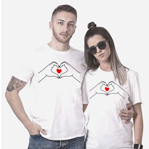 Áo thun cặp, áo thun nhóm, áo thun nam nữ. Hình ảnh sắc nét, in chuyển nhiệt cực kỳ bền