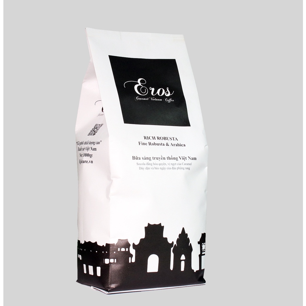 Cà phê hạt Eros Rich Robusta (1000gr)