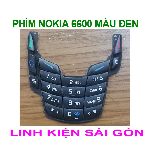 PHÍM NOKIA 6600 MÀU ĐEN